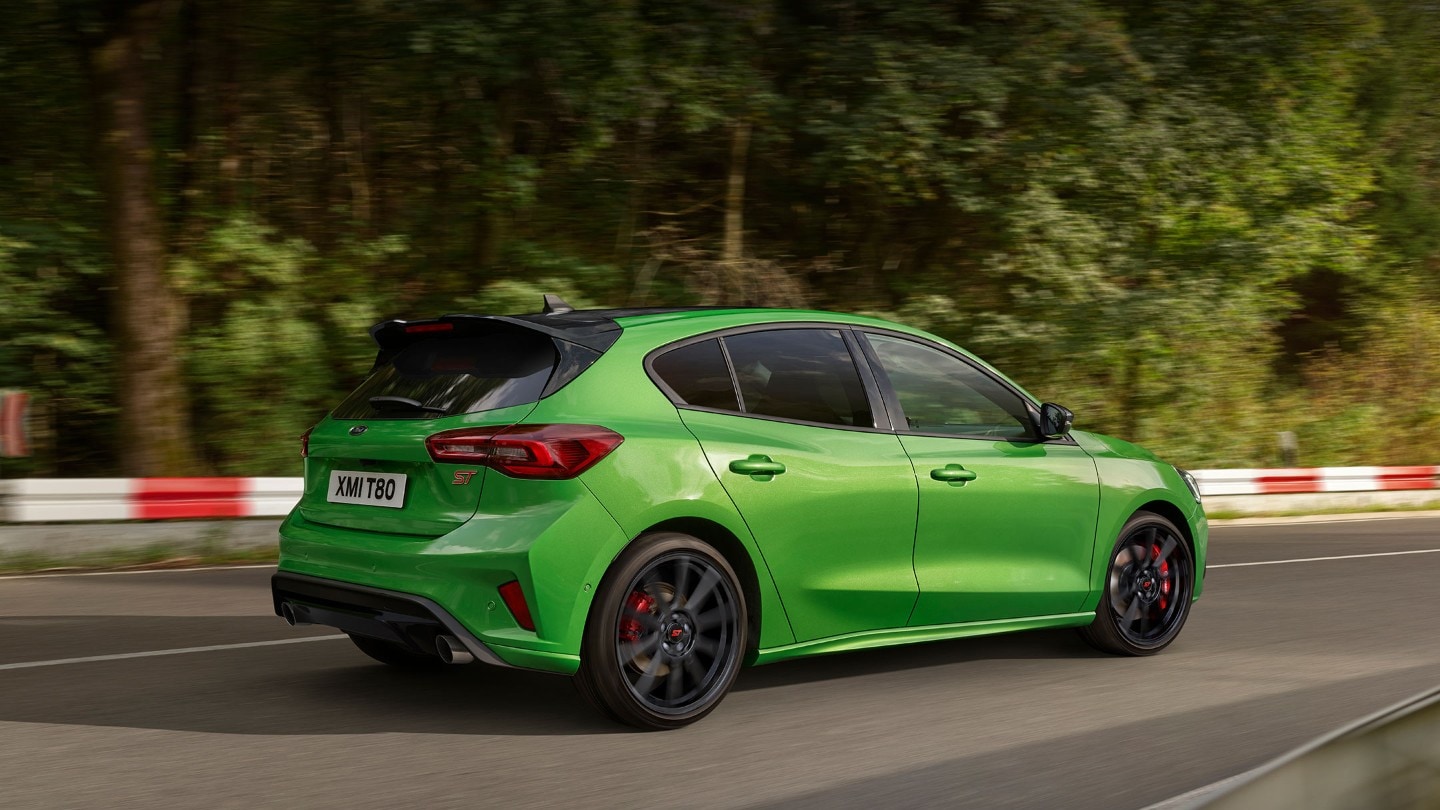 Ford Focus ST on the track